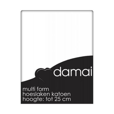 Damai Hoeslaken Katoen Wit 140 x 190 / 200 / 210 cm