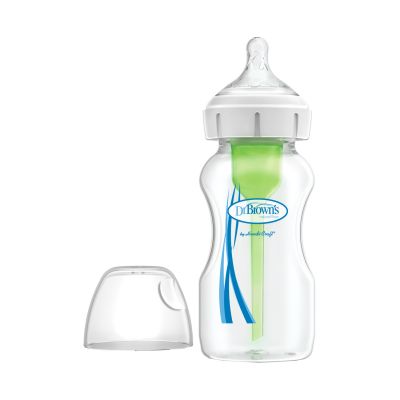Babypark Dr. Brown's Options+ Anti-colic Brede Halsfles 270 ml aanbieding