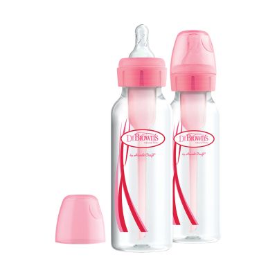 Dr. Brown&#039;s Standaardfles Duo-pack 250 ml Roze