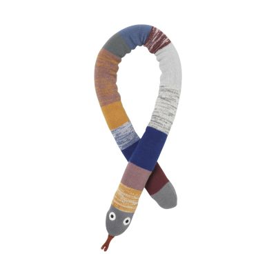 Ferm Living Dusty Mini Snake Knuffel Rainbow