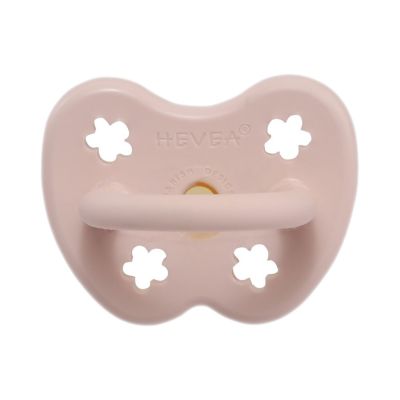 Hevea Fopspeen Rond Powder Pink 0-3 Mnd