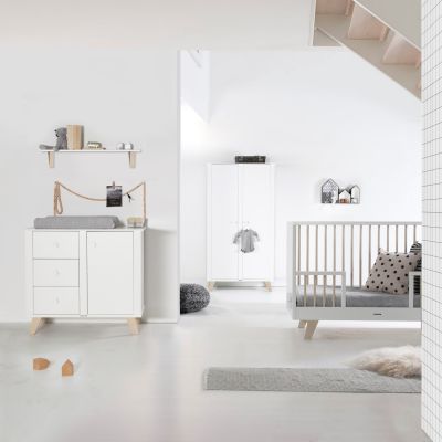 Kidsmill Lars Babykamer Wit / Naturel