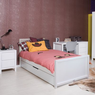 Bopita Corsica Kinderkamer Wit | Bed 90 x 200 cm + Bureau