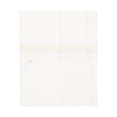 Koeka Nostalgia Ledikantlaken Warm White 110 x 140 cm