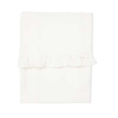 Koeka Ruffle Wieglaken Warm White 80 x 100 cm