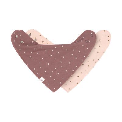 Laessig Dots / Triangle Bandana Pink / Cinnamon