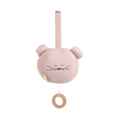 Laessig Little Chums Knitted Muziekmobiel Mouse