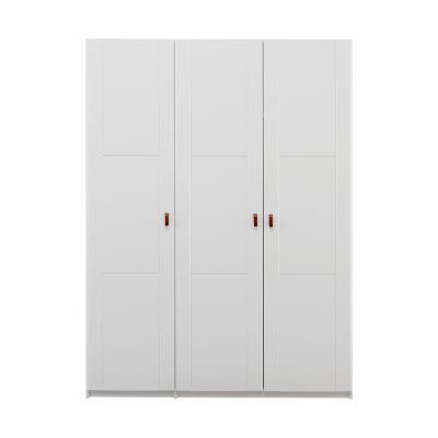 LIFETIME Kidsrooms Kledingkast Draaideur 3-Deurs Wit Gelakt