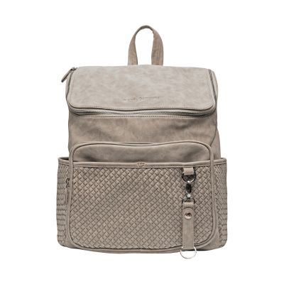 Little Company Lisbon Braided Luiertas Rugzak Taupe