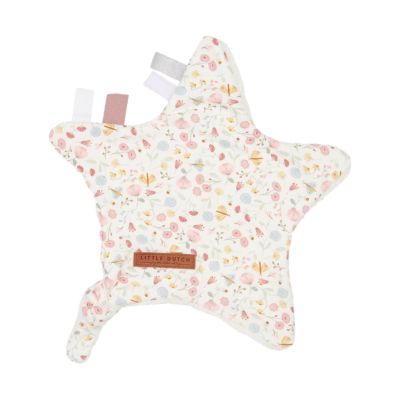 Little Dutch Flowers &amp; Butterflies Knuffeldoek Roze