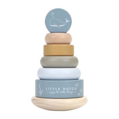 Little Dutch Ocean Houten Tuimelaar Blue