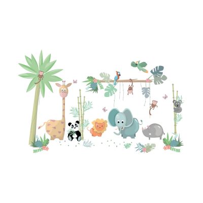 LM Baby Art Jungly Jungle Complete Set Muurstickers
