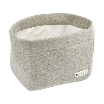 Meyco Knit Basic Commodemandje Small Sand Melange