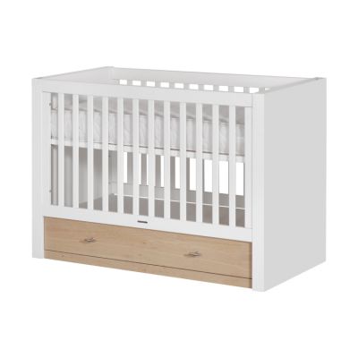 Kidsmill Pure Oak Babybed Wit / Naturel 70 x 140 cm 