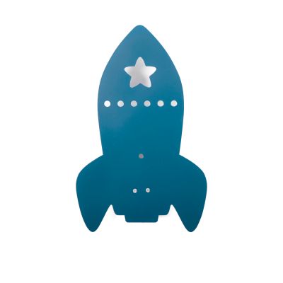 Roommate Rocket Lamp Blue