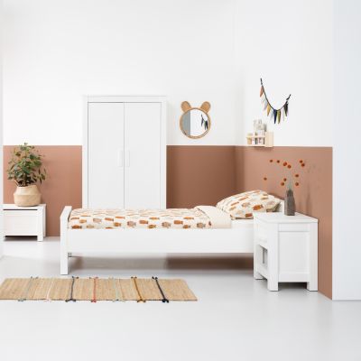 Europe Baby Juno Kinderkamer Wit | Bed 90 x 200 cm + Bureau