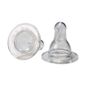 Dr. Brown's Prematuurspeen Standaard- & Prematuurfles