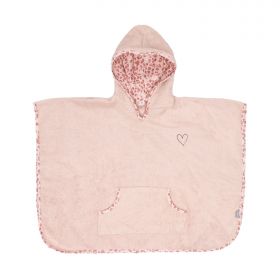 Bebe-Jou Leopard Poncho Pink