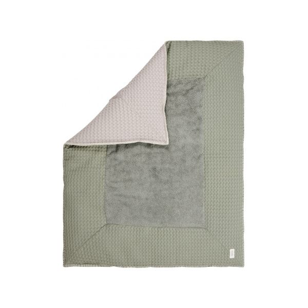 Koeka Amsterdam Boxkleed Wafel Shadow Green 75 x 95 cm