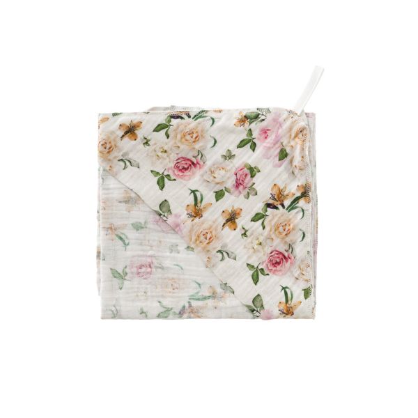 Cottonbaby Soft Roses Badcape