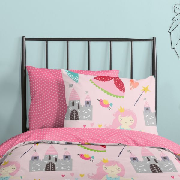 Muller Textiel Royalty Dekbedovertrek Pink 120 x 150 cm