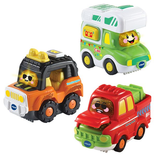 methaan naald pakket Vtech Toet Toet Auto Cas / Ted / Pascal 3 Stuks | Babypark