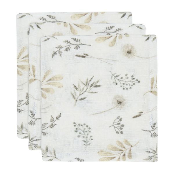 Jollein Wild Flowers Hydrofiel Monddoekje 3 Stuks