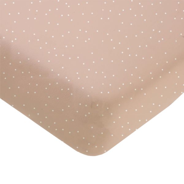 Mies & Co Adorable Dots Hoeslaken 60 x 120 cm / 70 x 140 cm Sweet Pink