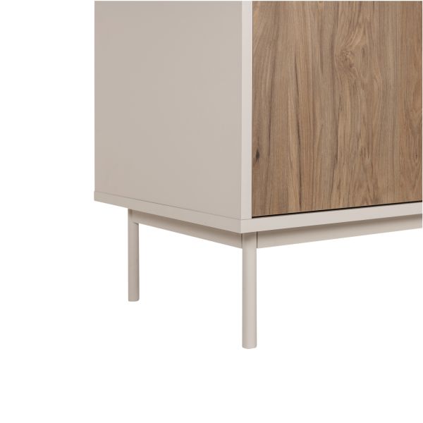 Europe Baby Japandi Babykamer | Bed 60 x 120 cm + Commode + Kast