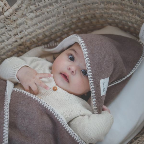 Koeka Denver Omslagdoek Teddy - Soft Wood