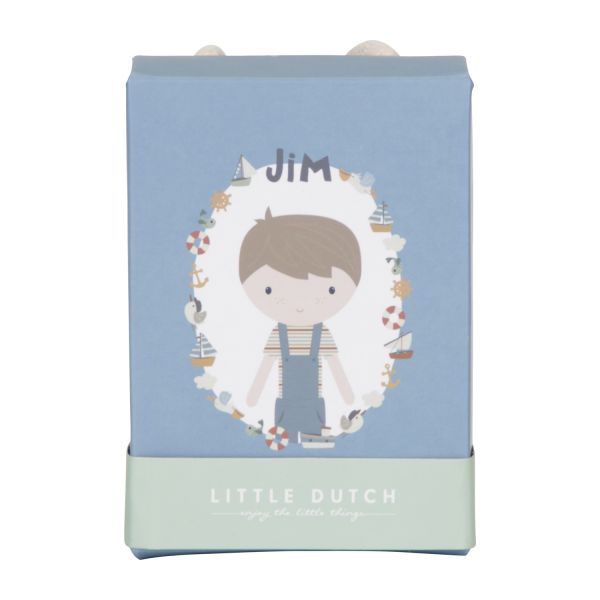 Little Dutch Vintage Sunny Stripes Knuffelpop - Jim - 10 cm