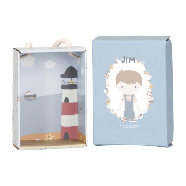 Little Dutch Vintage Sunny Stripes Knuffelpop - Jim - 10 cm