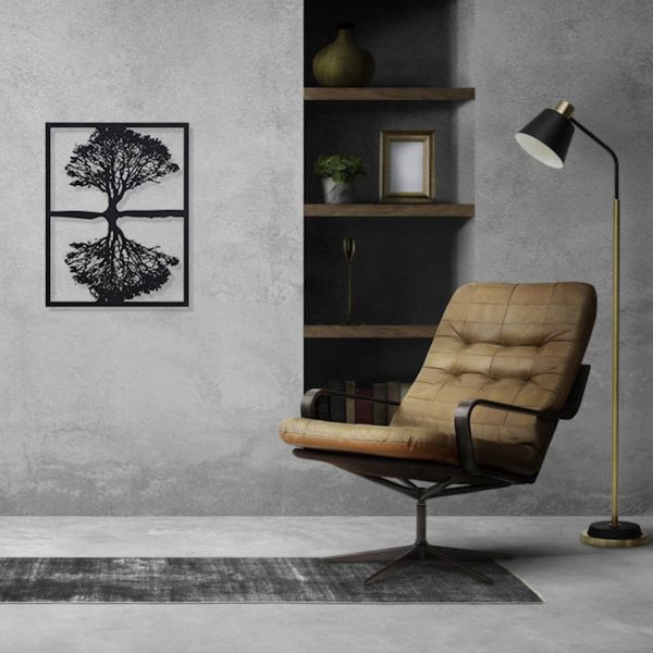 Maison Cocon Boomframe Wanddecoratie - Medium - Zwart
