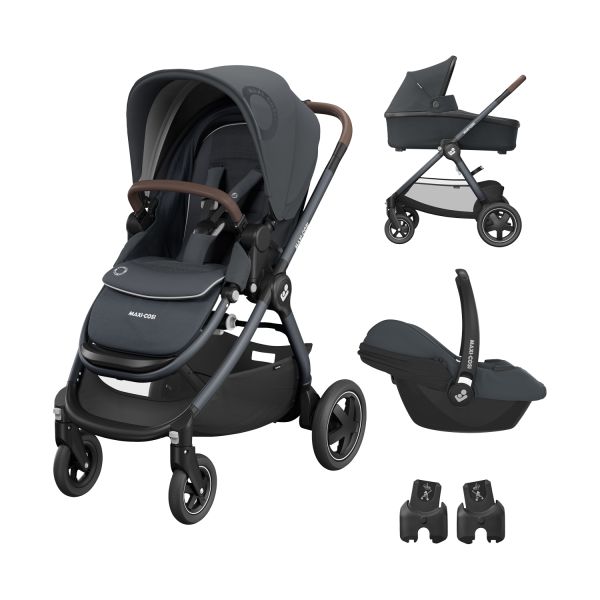 Maxi-Cosi Adorra 2 Kinderwagen Essential Graphite Pakketdeal