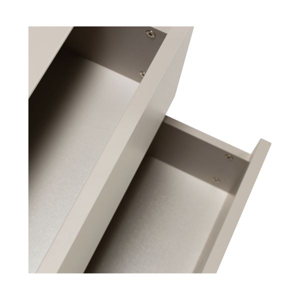 Kidsmill Sixties Babykamer Oatmeal / Walnoot | Commode + Kast 2-Deurs