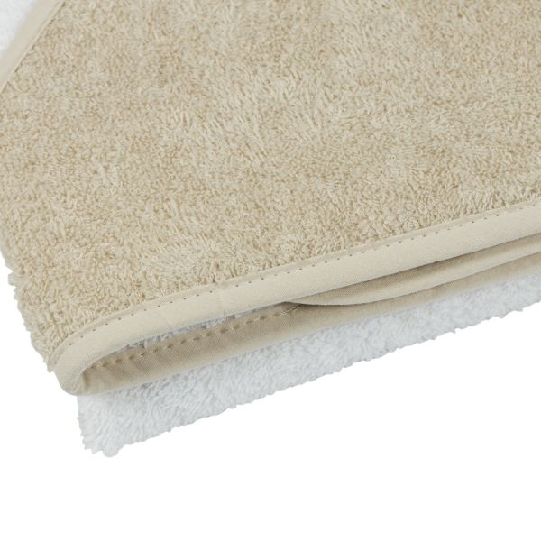 Babypark Badcape Wit / Beige