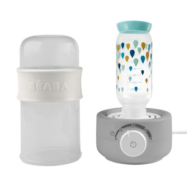Beaba Baby Milk Second Flesverwarmer / Sterilisator Grey