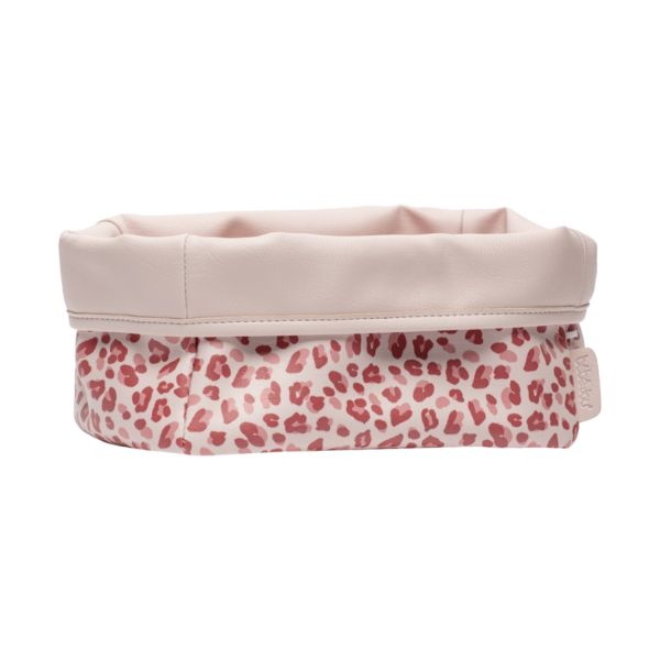 Bebe-Jou Leopard Opvouwbare Verzorgingsmand Pink