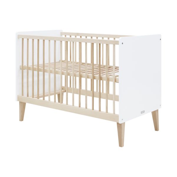 Enten Uiterlijk ader Bopita Indy Babykamer Wit / Naturel | Bed 60 x 120 cm + Commode + Kast  2-Deurs | Babypark