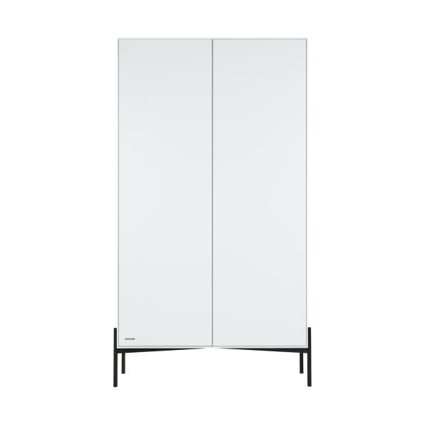 Kidsmill Boutique Kledingkast 2-Deurs Wit / Zwart
