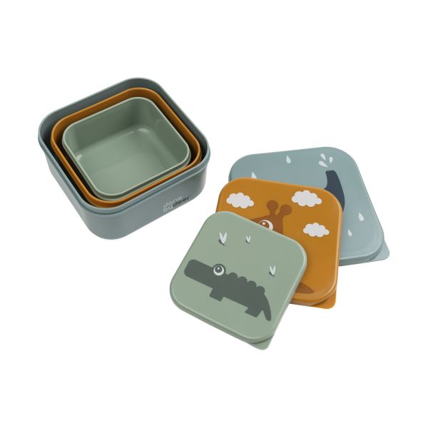Done By Deer Deer Friends Snackbox Blue Mix - 3 Stuks