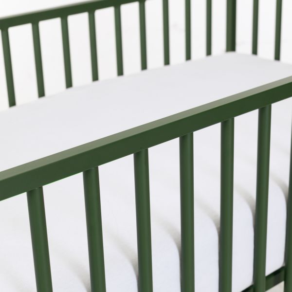 Europe Baby Liam Babybed Metaal Dark Green 60 x 120 cm