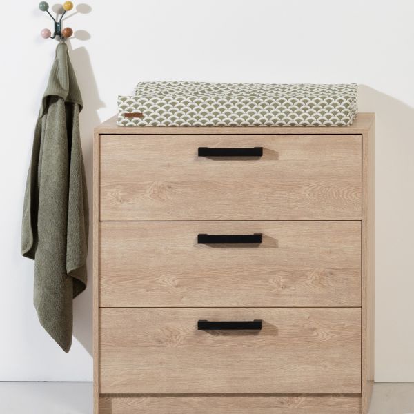 Europe Baby Nova Babykamer Eiken | Bed 60 x 120 cm + Commode