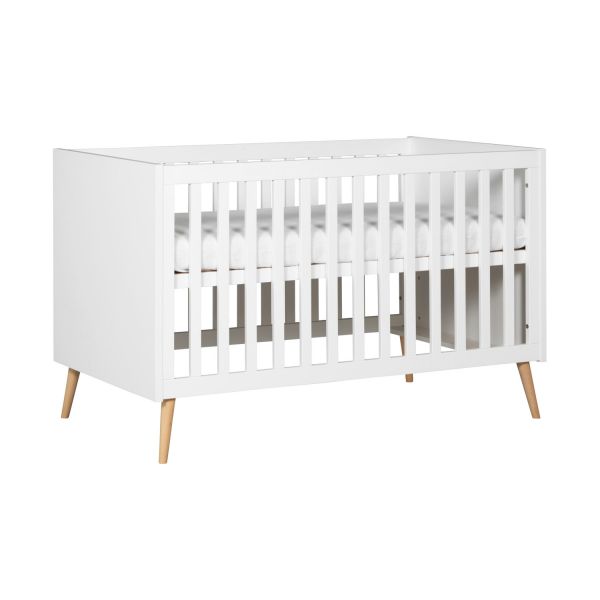 Europe Baby Sterre Babykamer Wit | Bed 60 x 120 cm + Commode