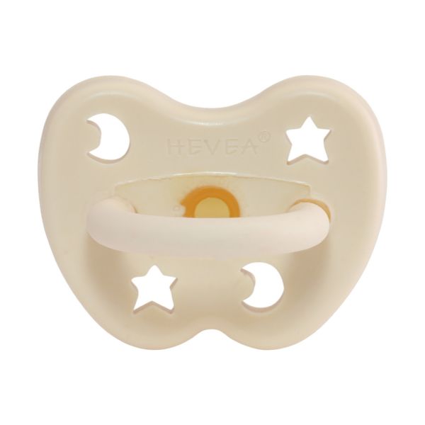 Hevea Fopspeen Orthodontisch Milky White 3-36 Mnd