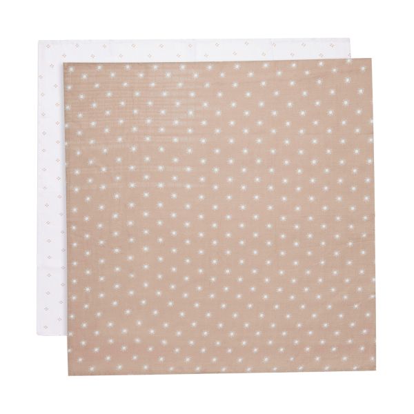 Jollein Pointelle / Sun Multidoek Hydrofiel Small Biscuit 2 Stuks