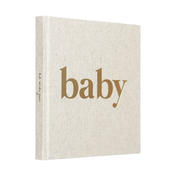 Kidooz Baby Mijn Eerste Jaar Boek Linnen Goudfolie