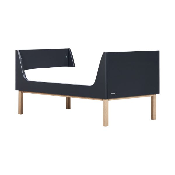 Kidsmill Sepp Babykamer Antraciet / Beuken | Bed 60 x 120 cm + Commode