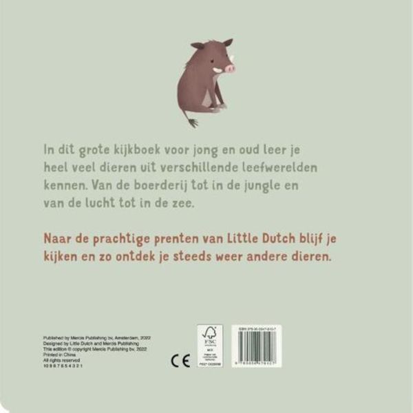 Little Dutch Boek Mijn Eerste Dierenboek