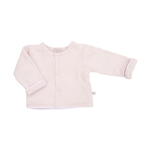 Mats & Merthe Daisy Vest Met Strik Pink 3 Mnd